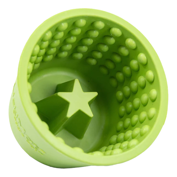 Lickimat Yoggie Pot Green