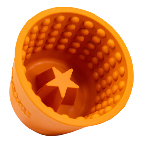 Lickimat Yoggie Pot Orange