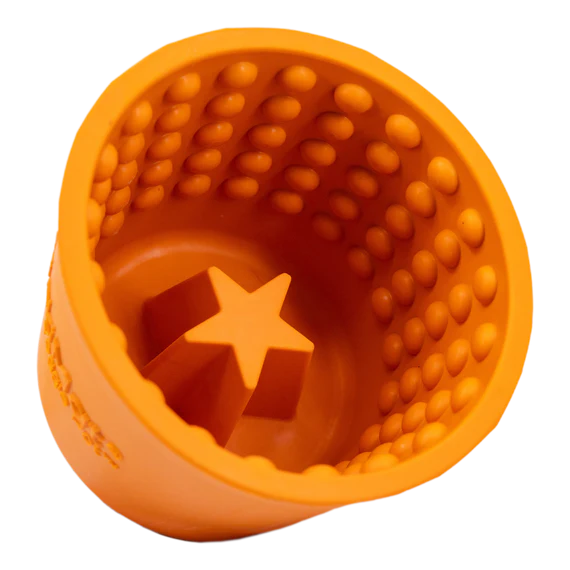 Lickimat Yoggie Pot Orange