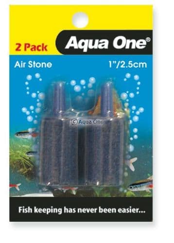 AquaOne Airstone 1in / 2.5cm (2pk)