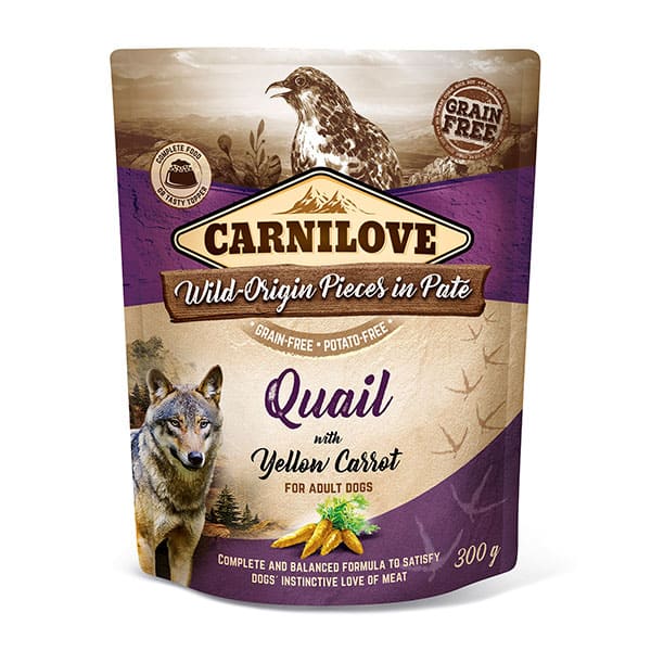 Carnilove Dog Pouch Quail 300g