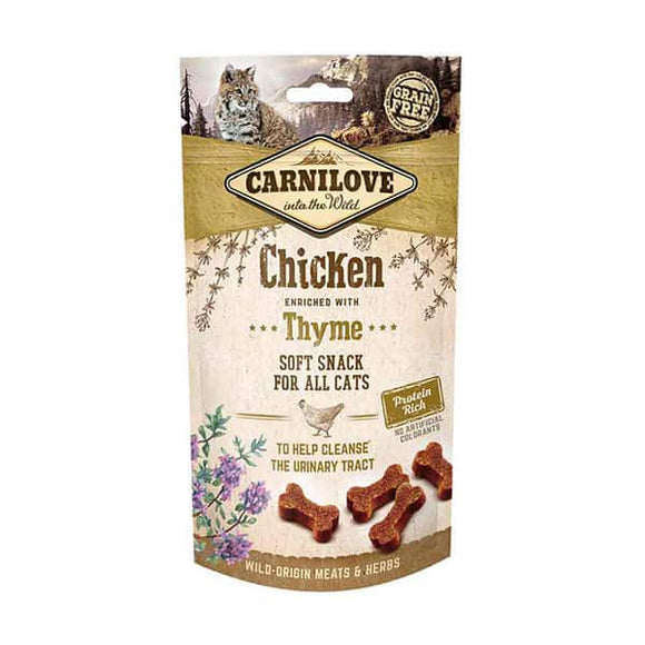 Carnilove Chicken & Thyme Cat Treat 50g