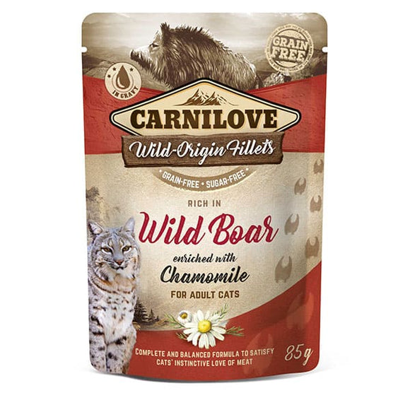 Carnilove Cat Pouch Wild Boar 85g
