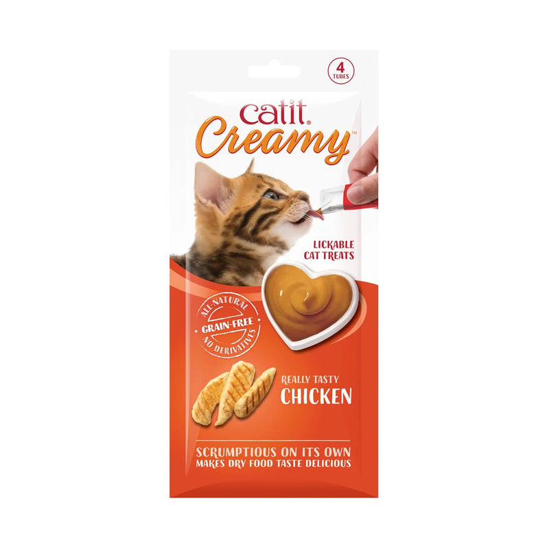 Catit Creamy Treats Chicken 4x10g