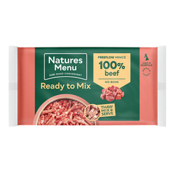 Natures Menu Frozen Freeflow 100% Beef 2kg