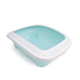 Great & Small Litter Tray Rim Beige & Sky Blue
