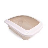 Great & Small Litter Tray Rim Beige & Sky Blue