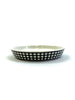 Tabby Patch Black Check Ceramic Bowl 15cm