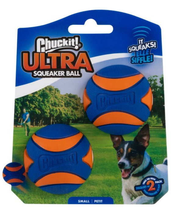 Chuckit! Ultra Squeaker Ball Small (2Pk)