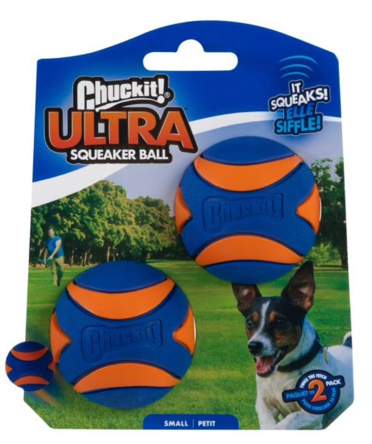 Chuckit! Ultra Squeaker Ball Small (2Pk)