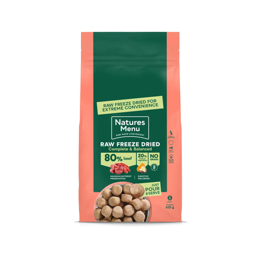 Natures Menu Freeze Dried Nuggets Beef 625g