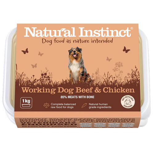 Natural Instinct Working Dog Beef and Chicken 1kg