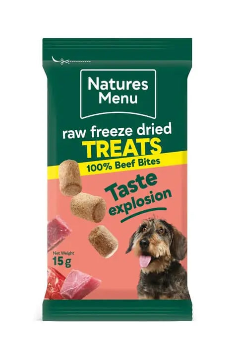 Natures Menu Freeze Dried Bites Beef 15g