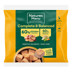 Natures Menu 60/40 Chicken, Salmon & Vegetables Nuggets 1kg