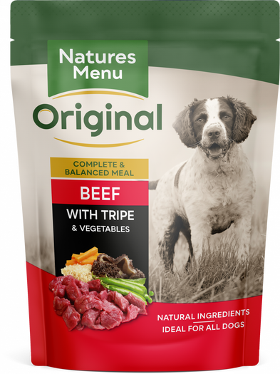 Natures Menu Pouch Adult Beef & Tripe 300g