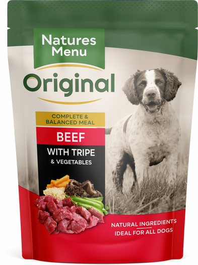 Natures Menu Pouch Adult Beef&Tripe 300g