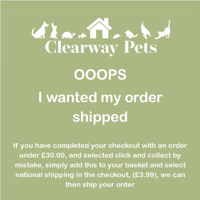 Shipping Under £30.00