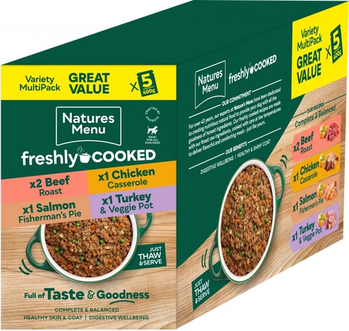 Natures Menu Freshly Cooked Multipack 5x