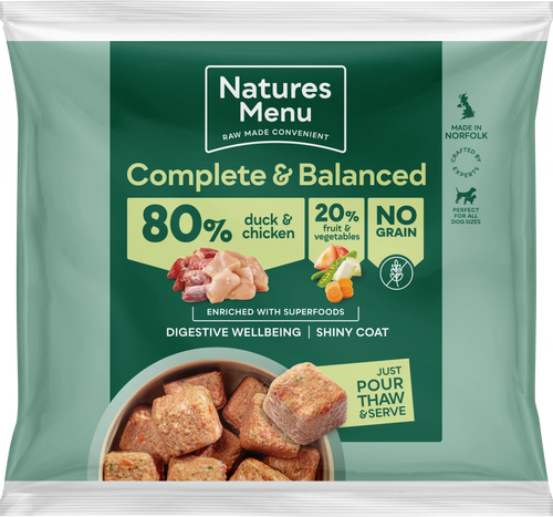 Natures Menu 80/20 Nuggets Duck & Chicken With Superfoods 1kg