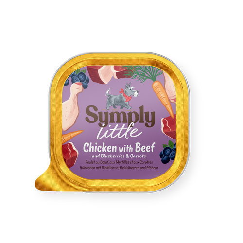 Symply Little Tray - Fresh Chicken & Beef 100g