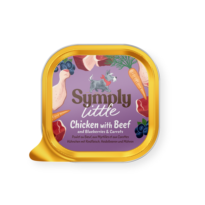 Symply Little Tray - Fresh Chicken & Beef 100g