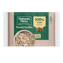 Natures Menu Frozen 100% Tripe Mince Block 400g