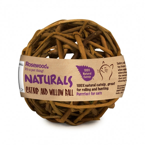 Rosewood Naturals Willow & Catnip Ball
