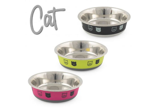 Ancol Fusion Cat Bowl 12cm Black - Clearway Pets