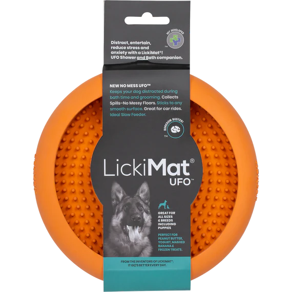 LickiMat UFO Orange 18cm