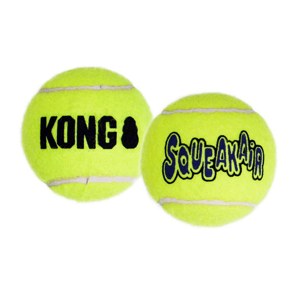 KONG Air Squeaker Tennis Ball Medium 3pk