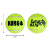 KONG Air Squeaker Tennis Ball Medium 3pk