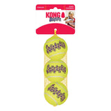 KONG Air Squeaker Tennis Ball Medium 3pk