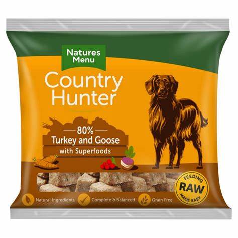 Country Hunter Turkey & Goose Nugget 1kg - Clearway Pets