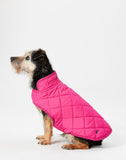 Joules Quilted Coat Raspberry Large 56cm - Clearway Pets