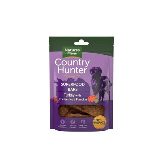 Country Hunter Superfood Bar Turkey 100g - Clearway Pets