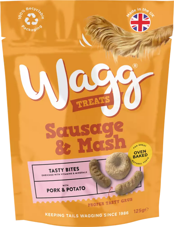 Wagg Sausage and Mash Treats 125g