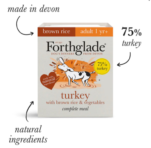 Forthglade Complete Turkey & Veg 395g - Clearway Pets