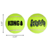 KONG Air Squeaker Tennis Ball 2Pk Large