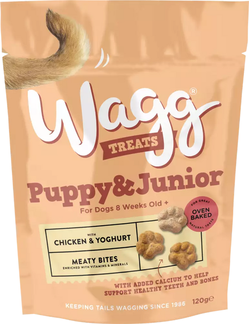 Wagg Puppy and Junior Treats 120g
