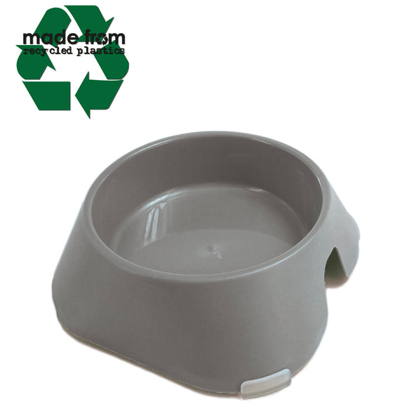 Ancol Made From 600ml Nonslip Bowl Grey