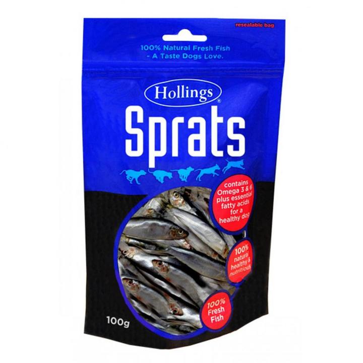 Hollings Sprats 100g - Clearway Pets