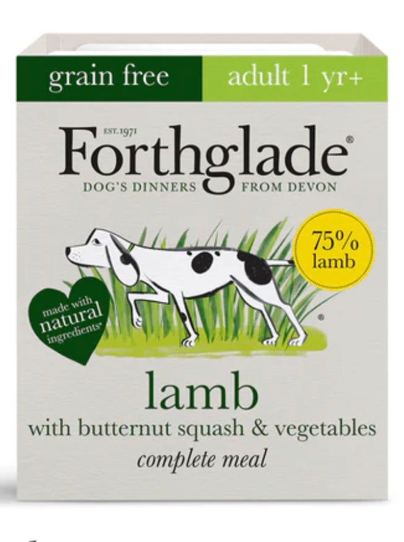 Forthglade Complete Lamb & Veg 395g - Clearway Pets