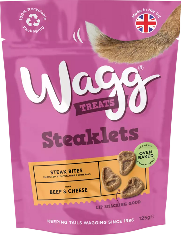 Wagg Steaklets Treats 125g