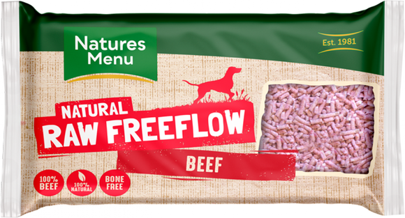 Natures Menu Frozen Freeflow Beef 2kg