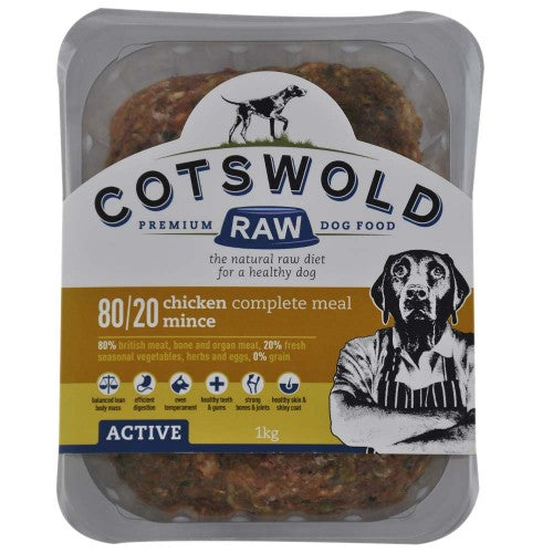 Cotswold Raw Chicken Mince 1kg - Clearway Pets