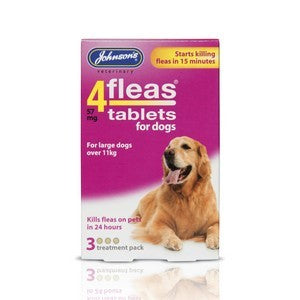 JVP 4 Fleas Dog Flea Tablets (3Tabs)