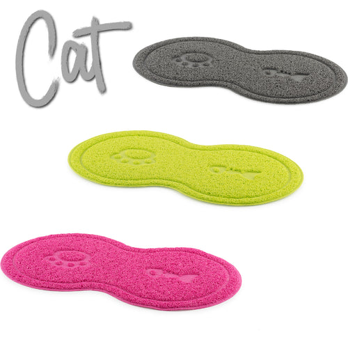 Ancol PAW & FISH FEEDING MAT PINK - Clearway Pets