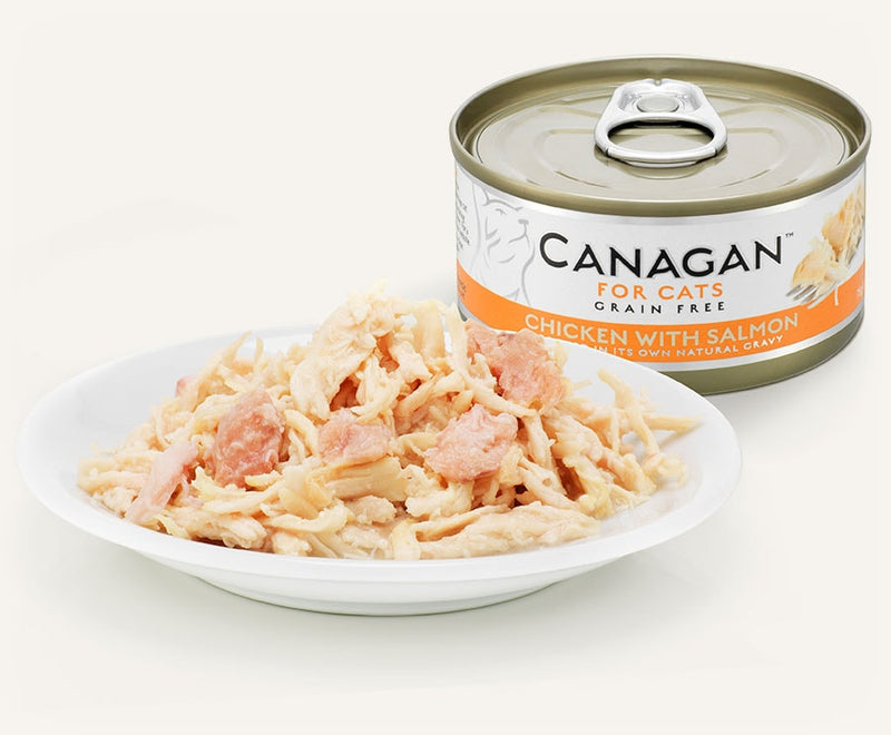 Canagan Cat Can Chicken With Salmon 75g - Clearway Pets