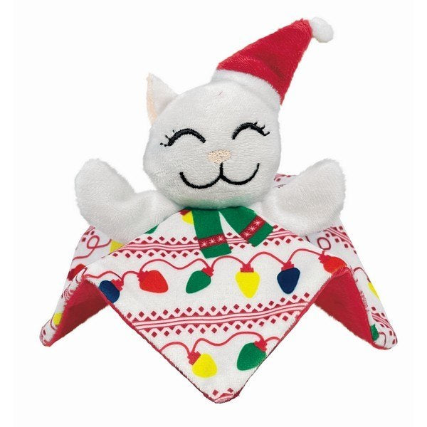 KONG Holiday Crackles Santa Kitty