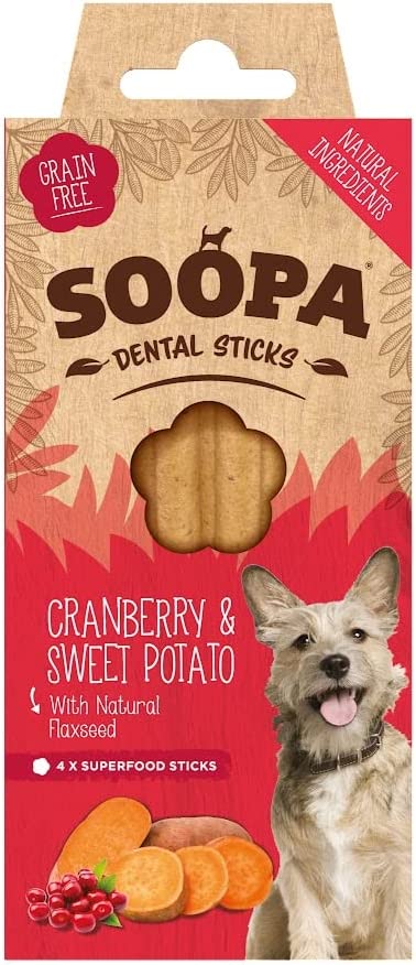 Soopa Cranberry SP Dental Sticks 100g